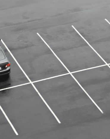 Car parking on a parking lot